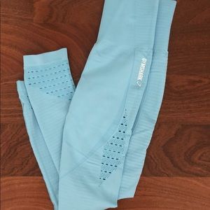 Blue Seamless Gymshark Leggings